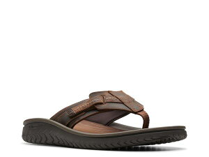 N[NX Y V[Y T_ Dark Brown Clarks Wesley Sun Sandal
