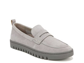 【送料無料】 バイオニック レディース スリッポン・ローファー シューズ Uptown Penny Loafer Light Grey Suede