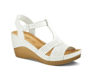 yz tNTX fB[X T_ V[Y Natala Wedge Sandal White