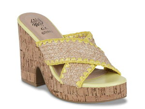 �W�[�V�[�V���[�Y ���f�B�[�X �V���[�Y �T���_�� GC Shoes Elsa Flat Sandal Yellow �C�G���[