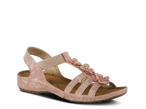 tNTX fB[X V[Y T_ Flexus by Spring Step Adede Wedge Sandal Champagne Vp