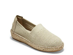 R[n[ fB[X V[Y Xb|E[t@[ Taupe/Stone Cole Haan Cloudfeel Stitchlite Espadrille Slip-On