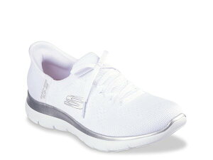 XPb`[Y fB[X V[Y Xj[J[ Skechers Hands Free Slip-Ins Summits Night Chic Sneaker White zCg