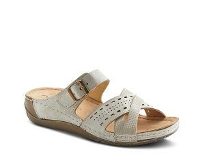 tNTX fB[X V[Y T_ Flexus by Spring Step Denia Sandal Light Pewter s[^[