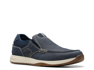 �N���[�N�X �����Y �V���[�Y �X�j�[�J�[ Clarks Sailview Step Slip-On Navy �l�C�r�[