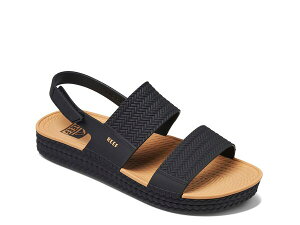 ���[�t ���f�B�[�X �V���[�Y �T���_�� Reef Water Vista Sandal Black/Tan �u���b�N