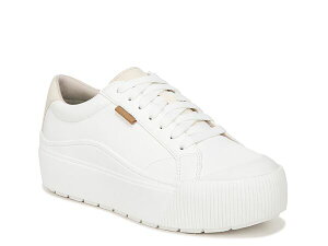 hN^[EV[ fB[X V[Y Xj[J[ vbgtH[ Dr. Scholl's Time Off Max Platform Sneaker - Women's White Synthetic zCg