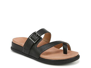 oCIjbN fB[X V[Y T_ Vionic Carmela Toe Loop Sandal Black ubN