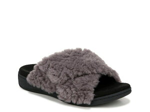oCIjbN fB[X V[Y T_ Vionic Relax II Sandal Grey Faux Fur O[