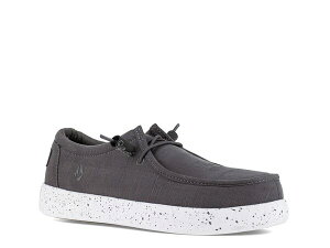 �{���R�� ���f�B�[�X �V���[�Y �X���b�|���E���[�t�@�[ Volcom Chill Composite Toe Work Slip-On- Women's Grey �O���[