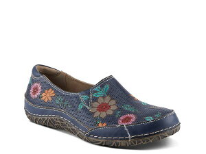 XvOXebv fB[X V[Y Xb|E[t@[ L'Artiste by Spring Step Libora-Delite Slip-On Navy/Multicolor lCr[