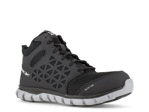 ���[�{�b�N �����Y �V���[�Y �X�j�[�J�[ Reebok Work Sublite Cushion Alloy Toe Work Sneaker - Men's Black �u���b�N