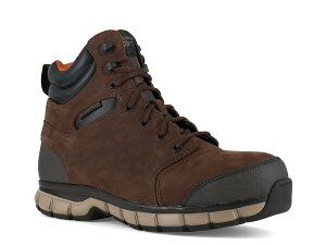 ���[�{�b�N �����Y �V���[�Y �u�[�c�E���C���u�[�c Reebok Work Sublite Cushion Alloy Toe Work Boot - Men's Dark Brown �u���E��