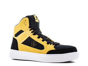 �{���R�� �����Y �V���[�Y �X�j�[�J�[ Volcom Evolve Composite Toe Work High-Top Sneaker - Men's Black/Yellow �u���b�N