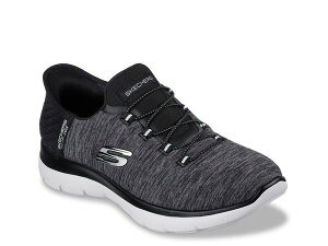 XPb`[Y fB[X V[Y Xj[J[ Skechers Hands Free Slip-Ins: Summits Dazzling Haze Slip-On Sneaker - Women's Black ubN