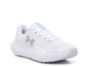 A_[A[}[ fB[X V[Y Xj[J[ Under Armour Charged Surge 4 Running Shoe - Women's White/White zCg
