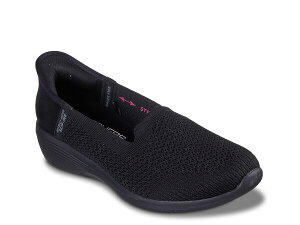 �X�P�b�`���[�Y ���f�B�[�X �V���[�Y �X���b�|���E���[�t�@�[ Skechers Hands Free Slip-ins Arya Sweet Voice Slip-On Black �u���b�N