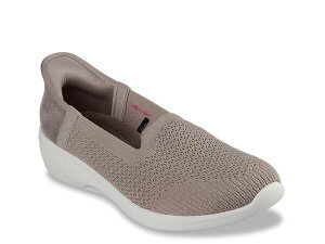 �X�P�b�`���[�Y ���f�B�[�X �V���[�Y �X���b�|���E���[�t�@�[ Skechers Hands Free Slip-ins Arya Sweet Voice Slip-On Taupe �g�[�v
