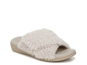 oCIjbN fB[X V[Y T_ Vionic Relax II Sandal Off White Faux Fur ItzCg