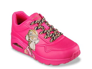 �X�P�b�`���[�Y ���f�B�[�X �V���[�Y �X�j�[�J�[ Skechers x Snoop Dogg: Uno Dr. Bombay Sneaker Hot Pink �s���N