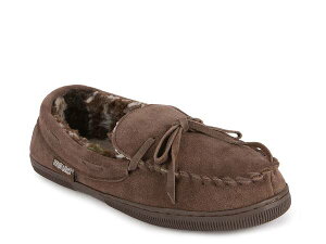 ���N���N�X �����Y �V���[�Y �T���_�� MUK LUKS Paul Moccasin Slipper Dark Brown �u���E��