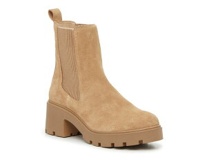 �X�e�B�[�u �}�f�� ���f�B�[�X �V���[�Y �u�[�c�E���C���u�[�c �`�F���V�[ �u�[�c Steve Madden Honored Chelsea Bootie Beige Suede �x�[�W��