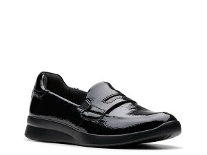 N[NX fB[X V[Y Xb|E[t@[ Black Clarks Ellowyn Penny Loafer