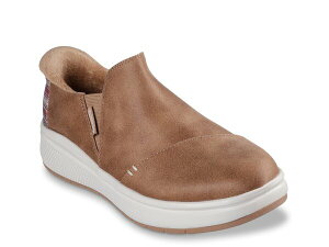 �X�P�b�`���[�Y ���f�B�[�X �V���[�Y �X���b�|���E���[�t�@�[ Skechers BOBS Slip-Ins Skipper Wave Stay Snug Slip-On Chestnut Brown �u���E��