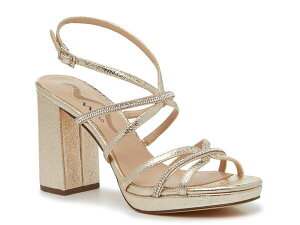 �j�i ���f�B�[�X �V���[�Y �T���_�� Nina Sonali Sandal Gold Metallic �S�[���h