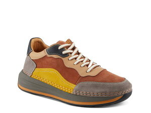 �X�v�����O�X�e�b�v ���f�B�[�X �V���[�Y �X�j�[�J�[ Spring Step Booker Sneaker Camel Brown Multicolor �u���E��