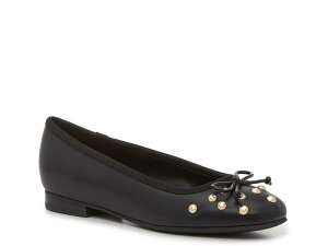 �}�[�N�t�B�b�V���[ ���f�B�[�X �V���[�Y �p���v�X Marc Fisher Tempts Ballet Flat Black/Gold Metallic �u���b�N