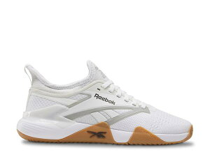 ���[�{�b�N ���f�B�[�X �V���[�Y �X�j�[�J�[ Reebok Nano Court Training Shoe - Women's White/Tan �z���C�g