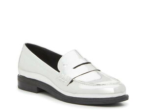 }[NtBbV[ fB[X V[Y Xb|E[t@[ Marc Fisher Ilithia Loafer Silver Metallic Vo[