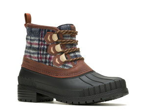 �J�~�b�N ���f�B�[�X �V���[�Y �u�[�c�E���C���u�[�c Kamik Sienna Water-Resistant Duck Boot Grey Multicolor Plaid/Brown/Black �u���b�N