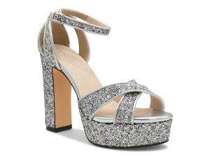 xW~EH[N fB[X V[Y T_ vbgtH[ Touch Ups by Benjamin Walk Jemma Platform Sandal Silver Metallic Vo[