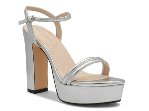 xW~EH[N fB[X V[Y T_ vbgtH[ Touch Ups by Benjamin Walk Natalia Platform Sandal Silver Metallic Vo[