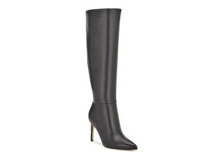 iCEFXg fB[X V[Y u[cECu[c Black Nine West Richy Wide Calf Boot