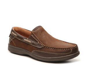 yz t[VC Y Xb|E[t@[ V[Y Lakeside Moc Toe Slip-On Brown