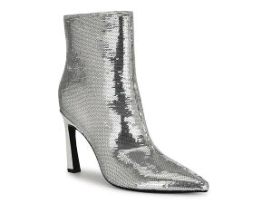 iCEFXg fB[X V[Y u[cECu[c Silver Metallic Nine West Balize Bootie