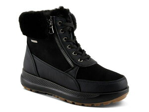 tNTX fB[X V[Y u[cECu[c Flexus by Spring Step Burrell Waterproof Snow Boot Black ubN