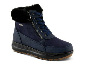 tNTX fB[X V[Y u[cECu[c Flexus by Spring Step Burrell Waterproof Snow Boot Navy lCr[
