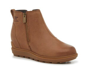�\���� ���f�B�[�X �V���[�Y �u�[�c�E���C���u�[�c SOREL Evie II Waterproof Bootie Tan �^��
