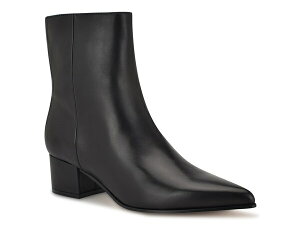 iCEFXg fB[X V[Y u[cECu[c Black Leather Nine West Maribu Bootie