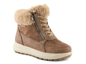 tNTX fB[X V[Y u[cECu[c Flexus by Spring Step Burrell Waterproof Snow Boot Light Brown uE