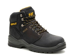 �L���^�s���[ �����Y �V���[�Y �u�[�c�E���C���u�[�c T�V���c �u�[�c Caterpillar Striver Waterproof Steel Toe Work Boot - Men's Black �u���b�N