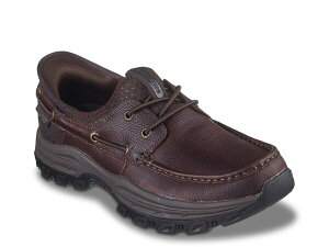 XPb`[Y Y V[Y fbLV[Y bNXtBbg Skechers Hands Free Slip-ins Relaxed Fit Knowlson Shore Thing Boat Shoe Dark Brown uE