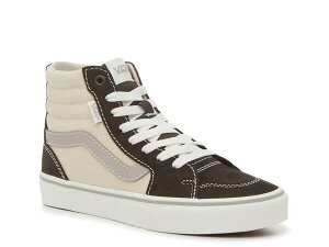 oY fB[X V[Y Xj[J[ Vans Filmore High-Top Sneaker - Women's Coffee Brown/Marshmallow Beige uE
