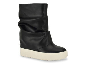 QX fB[X V[Y Xj[J[ u[c Guess Guinna Sneaker Boot Black ubN
