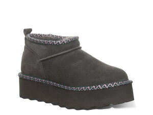 �x�A�p�E ���f�B�[�X �V���[�Y �u�[�c�E���C���u�[�c Bearpaw Retro Super Shorty Deco Bootie Graphite Grey �O���t�@�C�g