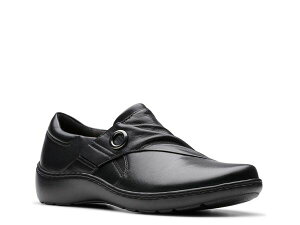N[NX fB[X V[Y Xb|E[t@[ Black Clarks Cora Aubrie Slip-On